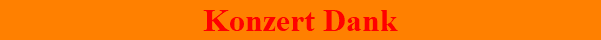 Konzert Dank